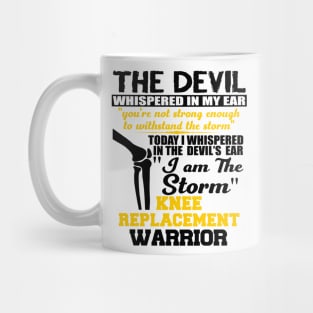 Knee Surgery I am the Storm Knee Replacement Warrior New Knee Knee Replacement Join Replacement Surgery Gift Mug